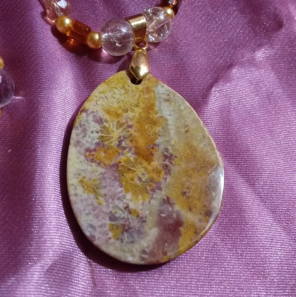 Natural Fossil necklace Sea fossil - Picture 3 of 6